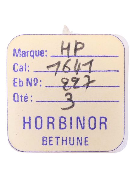 HP 1641 - 227 Roue de seconde au centre (à l'unité) - Sweep second wheel and pinion (per unit)