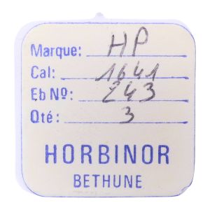 HP 1641 - 243 Chaussée non lanternée - Cannon pinion without clam notch