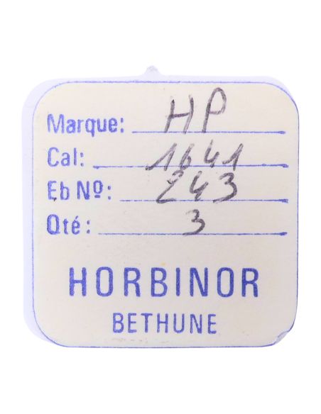 HP 1641 - 243 Chaussée non lanternée - Cannon pinion without clam notch