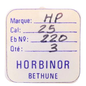 HP 25 - 220 Roue de seconde, court pivot (à l'unité) - Fourth wheel and pinion, without second hand bit (per unit)