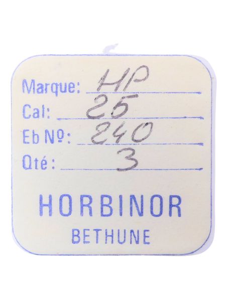 HP 25 - 240 Chaussée - Cannon pinion without clam notch