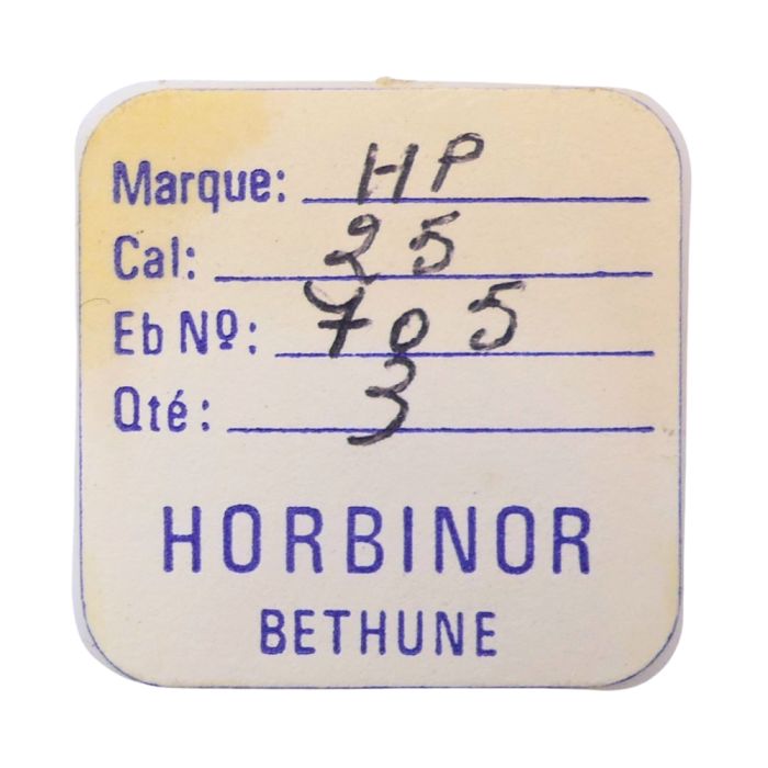 HP 25 - 705 Roue d'ancre pivotée (à l'unité) - Escape wheel and pinion with straight pivots (per unit)