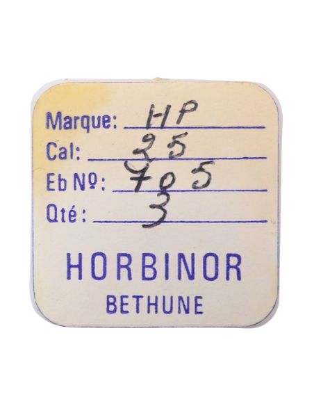 HP 25 - 705 Roue d'ancre pivotée (à l'unité) - Escape wheel and pinion with straight pivots (per unit)