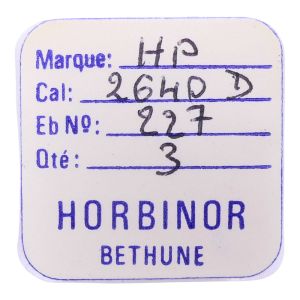 HP 2640D - 227 Roue de seconde au centre (à l'unité) - Sweep second wheel and pinion (per unit)