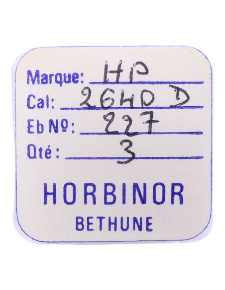 HP 2640D - 227 Roue de seconde au centre (à l'unité) - Sweep second wheel and pinion (per unit)