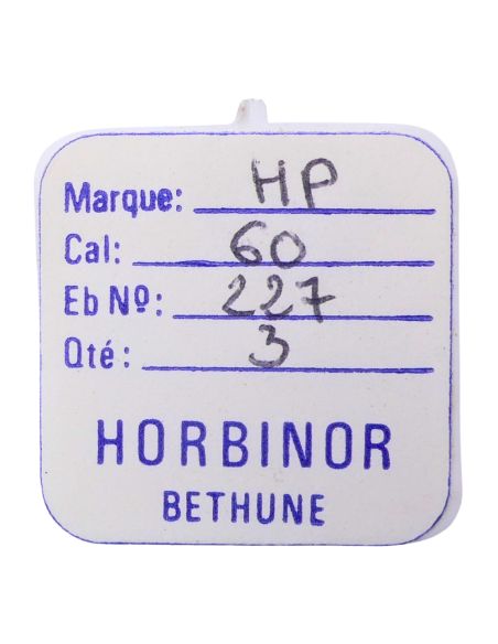 HP 60 - 227 Roue de seconde au centre (à l'unité) - Sweep second wheel and pinion (per unit)