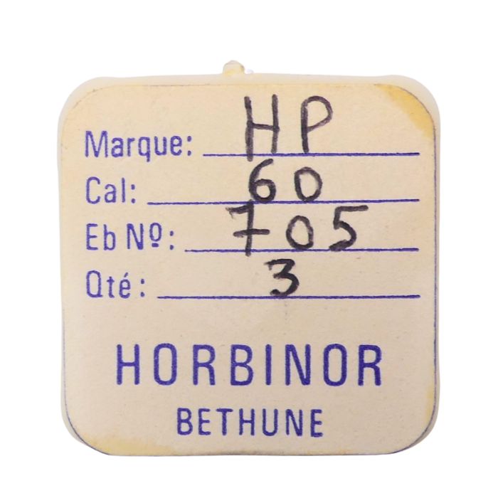 HP 60 - 705 Roue d'ancre pivotée (à l'unité) - Escape wheel and pinion with straight pivots (per unit)