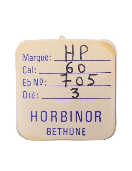 HP 60 - 705 Roue d'ancre pivotée (à l'unité) - Escape wheel and pinion with straight pivots (per unit)