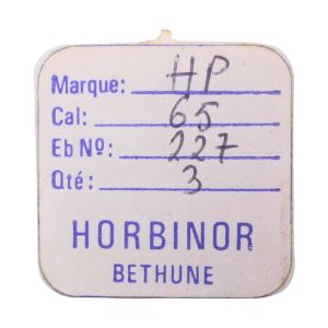 HP 65 - 227 Roue de seconde au centre (à l'unité) - Sweep second wheel and pinion (per unit)