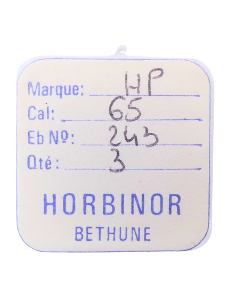 HP 65 - 243 Chaussée non lanternée - Cannon pinion without clam notch