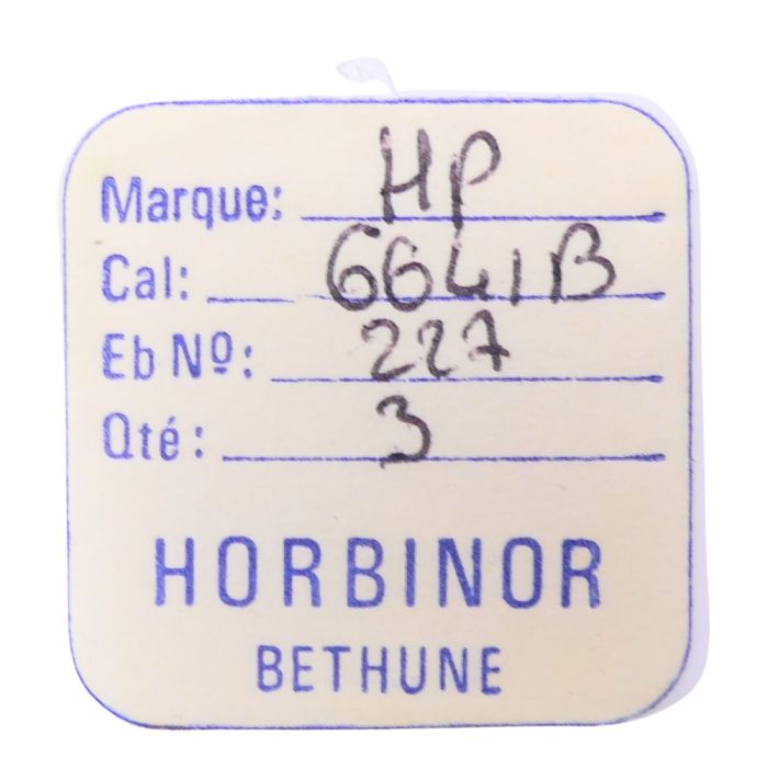 HP 6641B - 227 Roue de seconde au centre (à l'unité) - Sweep second wheel and pinion (per unit)