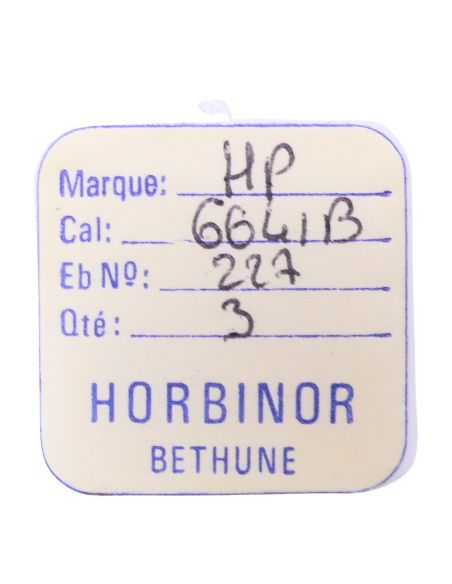 HP 6641B - 227 Roue de seconde au centre (à l'unité) - Sweep second wheel and pinion (per unit)