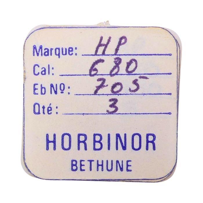 HP 680 - 705 Roue d'ancre pivotée (à l'unité) - Escape wheel and pinion with straight pivots (per unit)