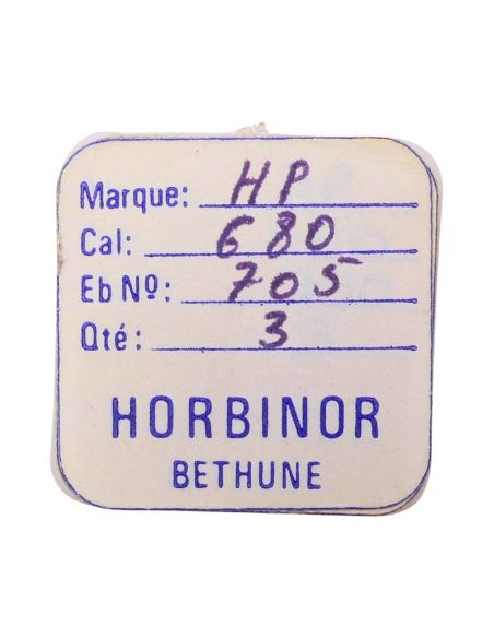 HP 680 - 705 Roue d'ancre pivotée (à l'unité) - Escape wheel and pinion with straight pivots (per unit)