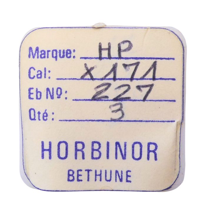 HP X171 - 227 Roue de seconde au centre (à l'unité) - Sweep second wheel and pinion (per unit)
