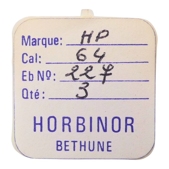 HP 64 - 227 Roue de seconde au centre (à l'unité) - Sweep second wheel and pinion (per unit)