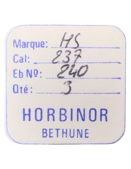 HS 237 - 240 Chaussée - Cannon pinion without clam notch