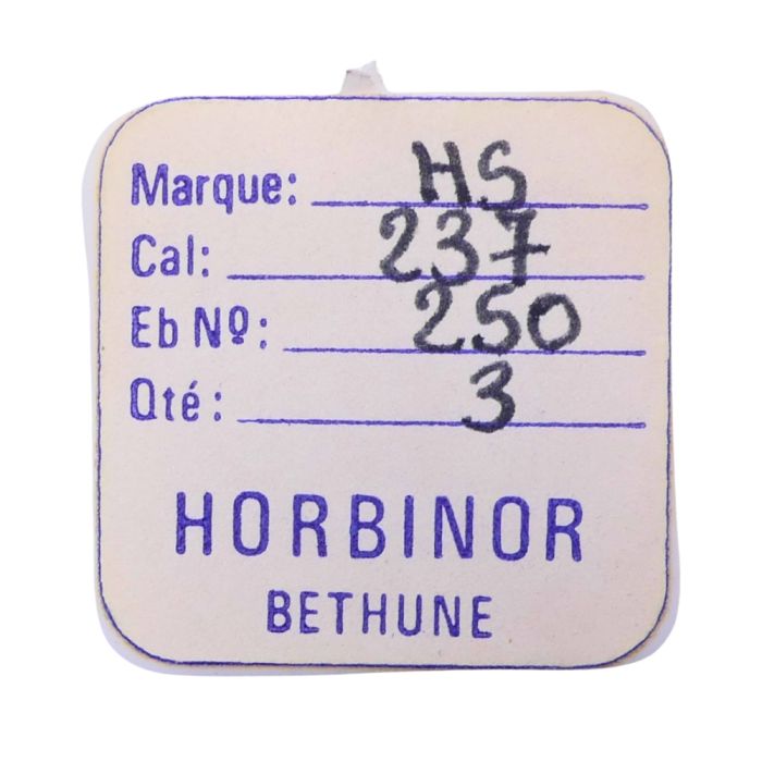 HS 237 - 250 Roue des heures (à l'unité) - Hour wheel (per unit)