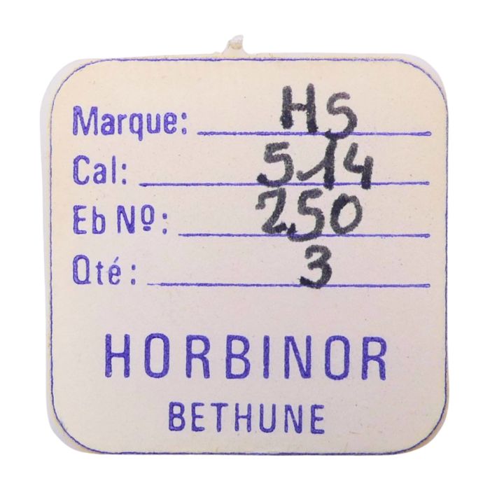 HS 514 - 250 Roue des heures (à l'unité) - Hour wheel (per unit)