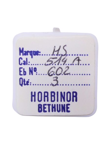 HS 514A - 602 Pierre de roue de centre dessus (à l'unité) - Jewel for center wheel upper (per unit)