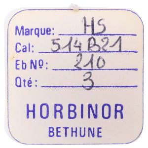 HS 514B21 - 210 Roue moyenne (à l'unité) - Third wheel and pinion (per unit)