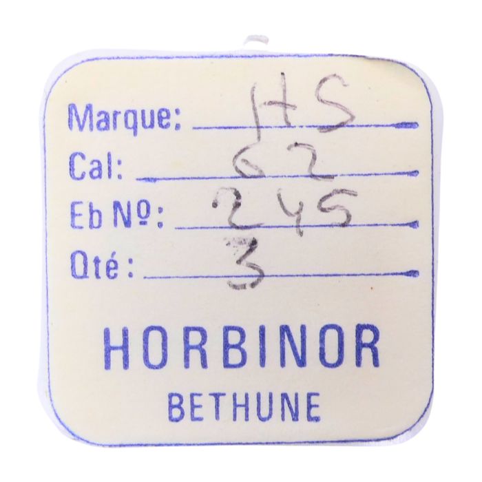 HS 62 - 245 Chaussée lanternée pour seconde au centre (à l'unité) - Cannon pinion with clam notch for sweep second (per unit)