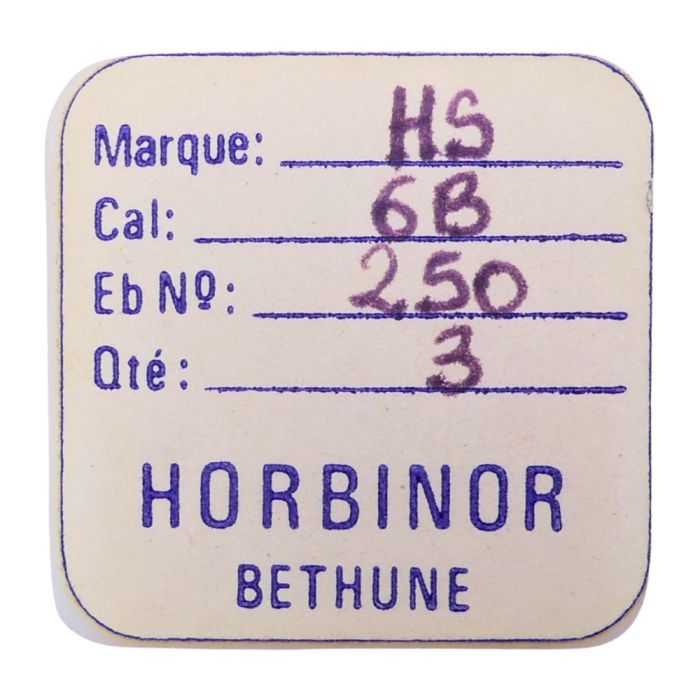 HS 6B - 250 Roue des heures (à l'unité) - Hour wheel (per unit)