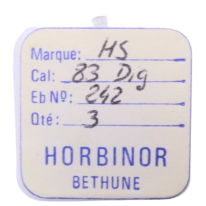 HS 803DG - 242 Chaussée avec roue entraîneuse (à l'unité) - Cannon pinion with driving wheel (per unit)