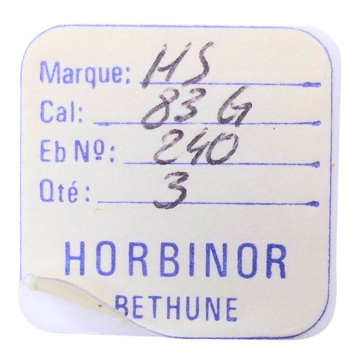 HS 83G - 240 Chaussée - Cannon pinion without clam notch