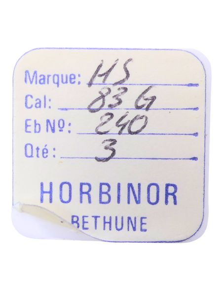 HS 83G - 240 Chaussée - Cannon pinion without clam notch