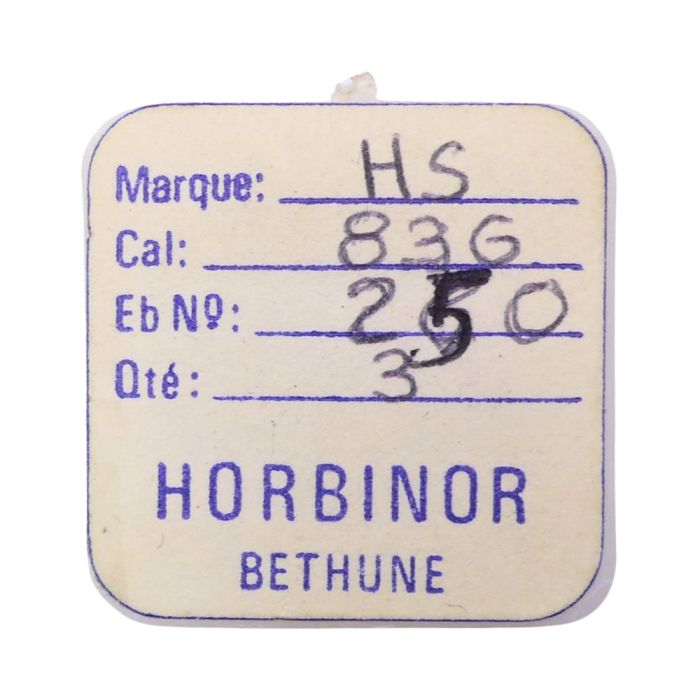 HS 83G - 250 Roue des heures (à l'unité) - Hour wheel (per unit)