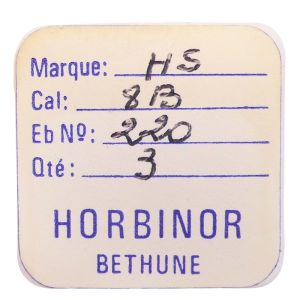 HS 8B - 220 Roue de seconde, court pivot (à l'unité) - Fourth wheel and pinion, without second hand bit (per unit)