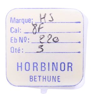 HS 8F - 220 Roue de seconde, court pivot (à l'unité) - Fourth wheel and pinion, without second hand bit (per unit)