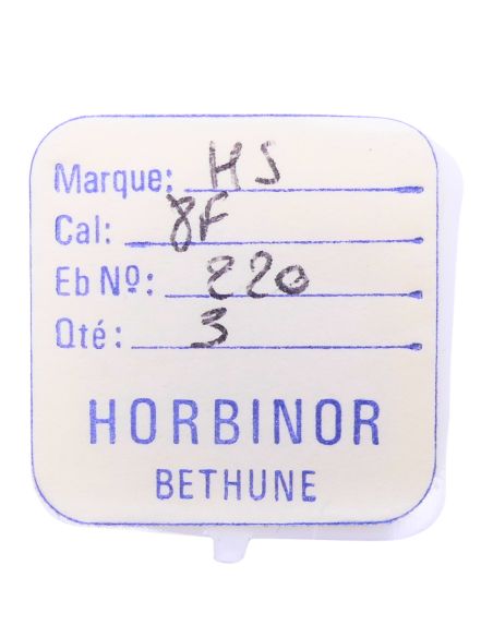 HS 8F - 220 Roue de seconde, court pivot (à l'unité) - Fourth wheel and pinion, without second hand bit (per unit)