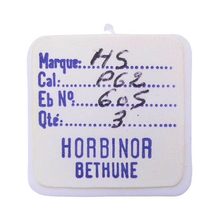 HS P62 - 605 Pierre de roue moyenne dessus (à l'unité) - Jewel for third wheel upper (per unit)