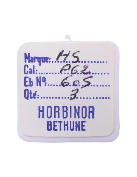 HS P62 - 605 Pierre de roue moyenne dessus (à l'unité) - Jewel for third wheel upper (per unit)