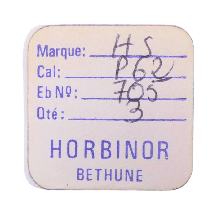 HS P62 - 705 Roue d'ancre pivotée (à l'unité) - Escape wheel and pinion with straight pivots (per unit)