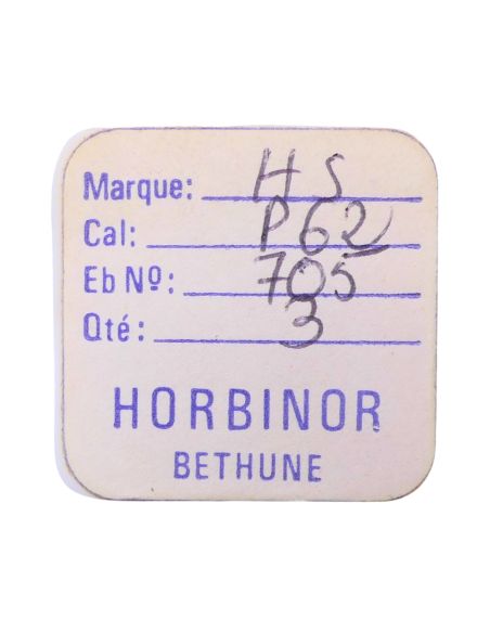 HS P62 - 705 Roue d'ancre pivotée (à l'unité) - Escape wheel and pinion with straight pivots (per unit)