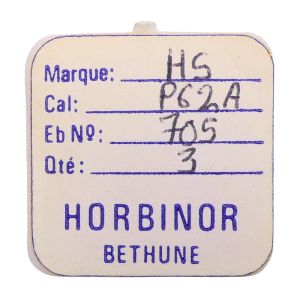 HS P62A - 705 Roue d'ancre pivotée (à l'unité) - Escape wheel and pinion with straight pivots (per unit)