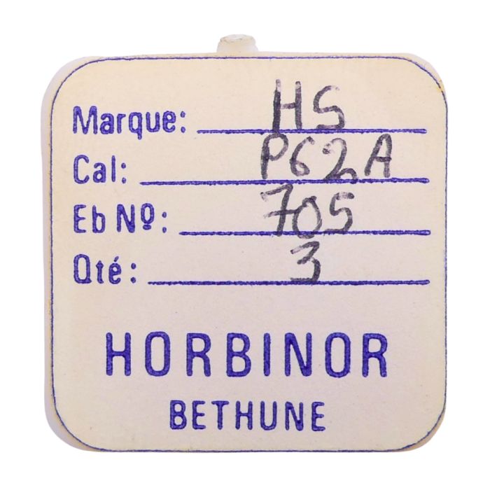 HS P62A - 705 Roue d'ancre pivotée (à l'unité) - Escape wheel and pinion with straight pivots (per unit)