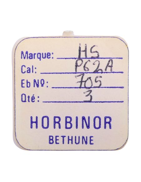 HS P62A - 705 Roue d'ancre pivotée (à l'unité) - Escape wheel and pinion with straight pivots (per unit)