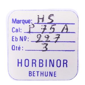 HS P75A - 227 Roue de seconde au centre (à l'unité) - Sweep second wheel and pinion (per unit)