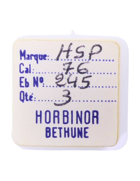 HSP 76 - 245 Chaussée lanternée pour seconde au centre (à l'unité) - Cannon pinion with clam notch for sweep second (per unit)