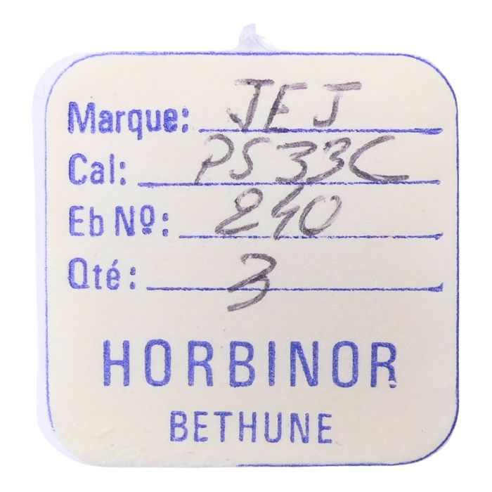 JEJ PS33C - 240 Chaussée - Cannon pinion without clam notch