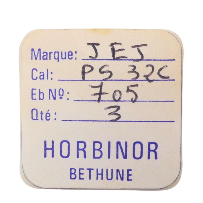 JEJ PS32C - 705 Roue d'ancre pivotée (à l'unité) - Escape wheel and pinion with straight pivots (per unit)