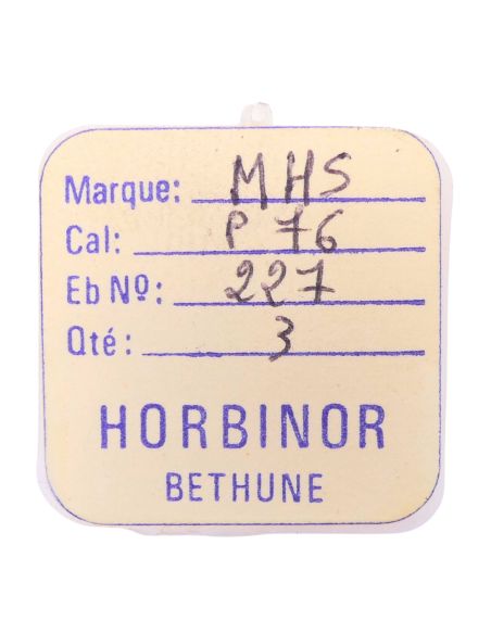 MHS P76 - 227 Roue de seconde au centre (à l'unité) - Sweep second wheel and pinion (per unit)