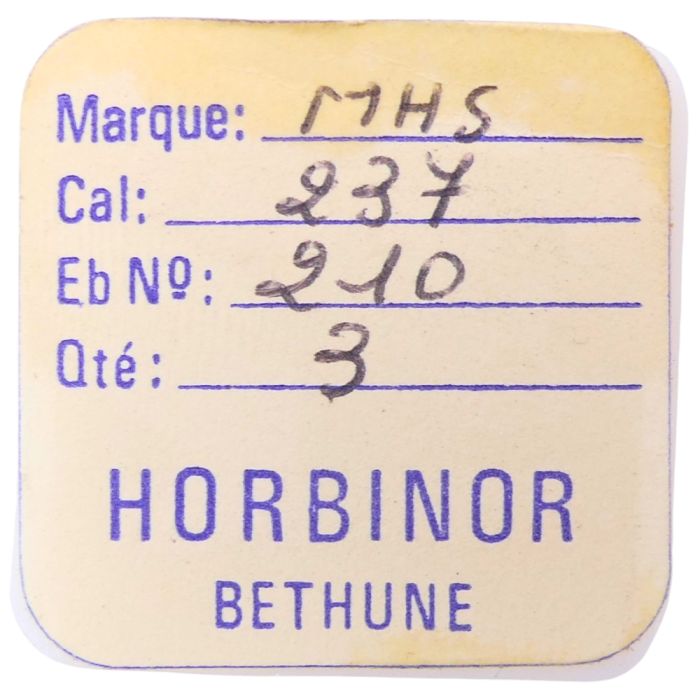 MHS 237 - 210 Roue moyenne (à l'unité) - Third wheel and pinion (per unit)