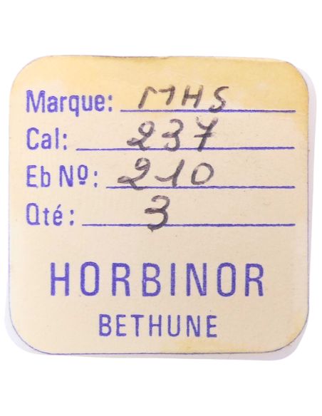 MHS 237 - 210 Roue moyenne (à l'unité) - Third wheel and pinion (per unit)