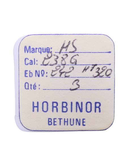 MHS 238G - 242 Chaussée avec roue entraîneuse (à l'unité) - Cannon pinion with driving wheel (per unit)