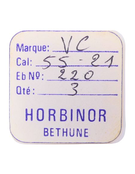 Cupillard 55-21 - 220 Roue de seconde court pivot (à l'unité) - Fourth wheel and pinion without second hand bit (per unit)